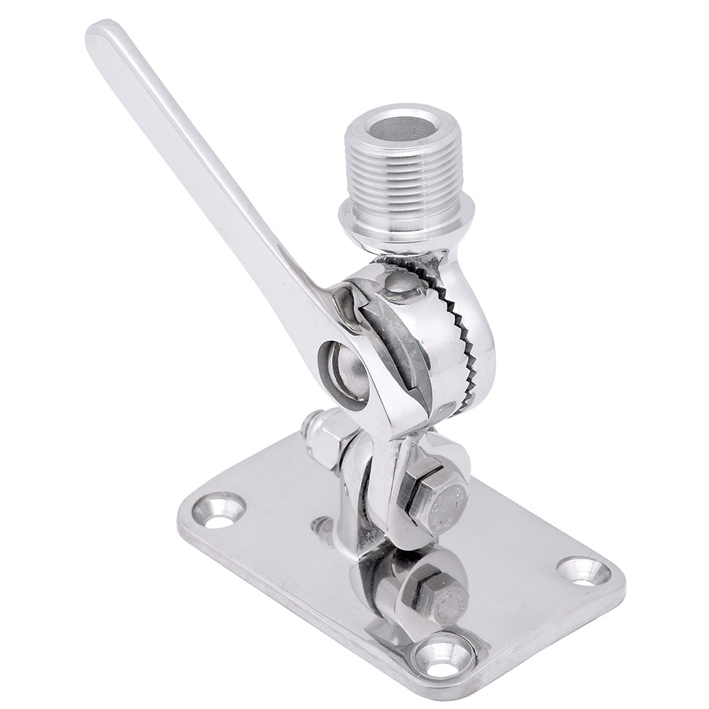 Whitecap Ratchet Antenna Mount - 316 Stainless Steel [S-1802C] - BuoyMart.com  Antenna Mounts & Accessories Whitecap