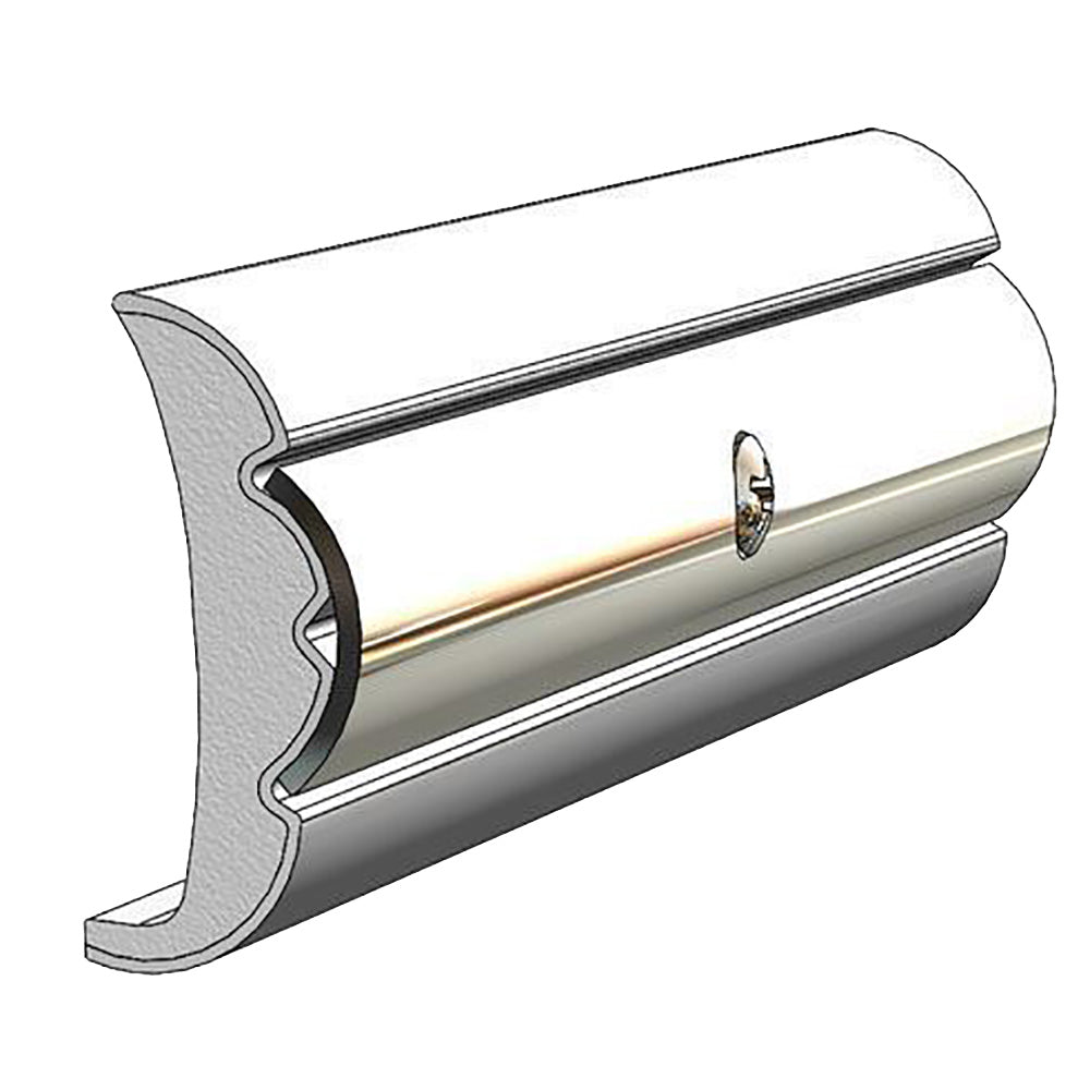 TACO Rigid Vinyl Flex-Core Rub Rail 1.58" x .635" - Frosty White 60 [V21-9959WHC60D-1] - BuoyMart.com  Rub Rail TACO Marine