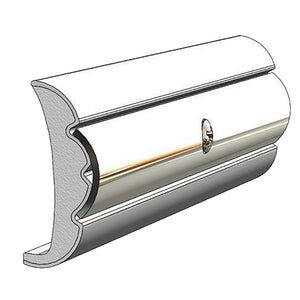 TACO Rigid Vinyl Flex-Core Rub Rail 1.58" x .635" - Frosty White 60 [V21-9959WHC60D-1] - BuoyMart.com  Rub Rail TACO Marine