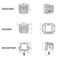 RIGID Industries D-Series PRO Flood Diffused Surface Mount Black Light - Pair [202513] - BuoyMart.com  Lighting RIGID Industries