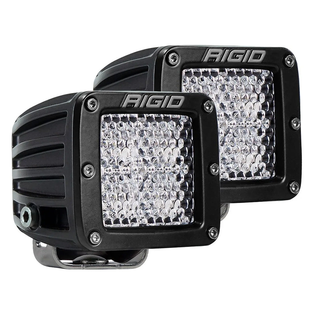 RIGID Industries D-Series PRO Flood Diffused Surface Mount Black Light - Pair [202513] - BuoyMart.com  Lighting RIGID Industries