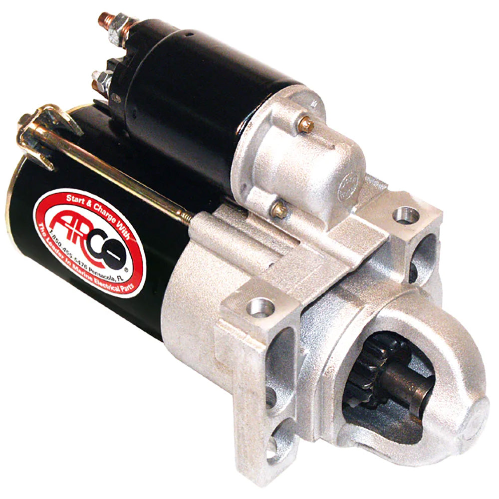 ARCO Marine Top Mount Inboard Starter w/Gear Reduction - Counter Clockwise Rotation [30462] - BuoyMart.com  Starters ARCO Marine