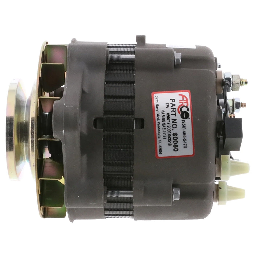 ARCO Marine Premium Replacement Alternator w/Single Groove Pulley - 12V, 55A [60050] - BuoyMart.com  Alternators ARCO Marine
