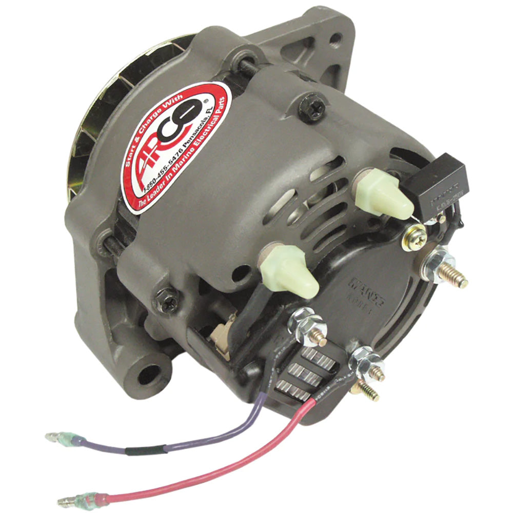 ARCO Marine Premium Replacement Alternator w/Multi-Groove Pulley - 12V 55A [60055] - BuoyMart.com  Alternators ARCO Marine