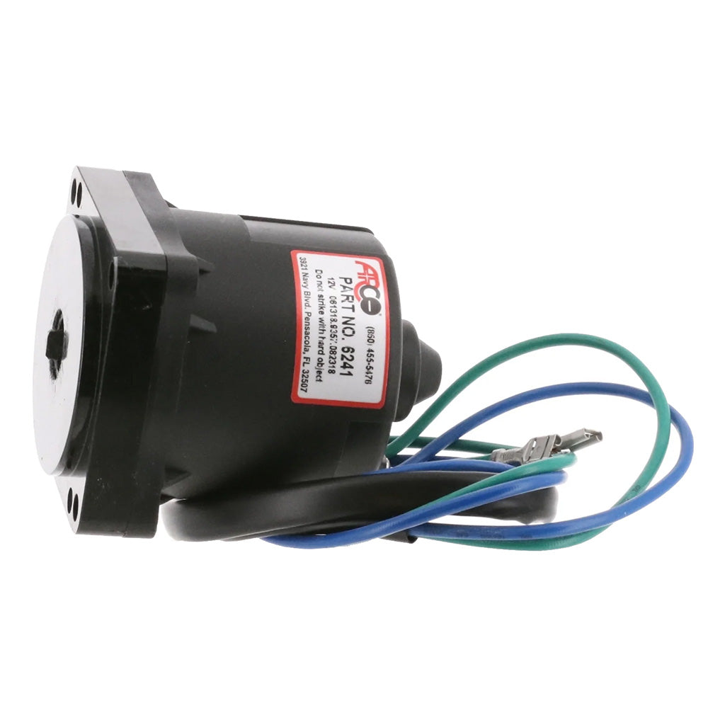 ARCO Marine Replacement Johnson/Evinrude Tilt Trim Motor - 2-Wire, 4 Bolt, Flat Blade Shaft [6241] - BuoyMart.com   ARCO Marine