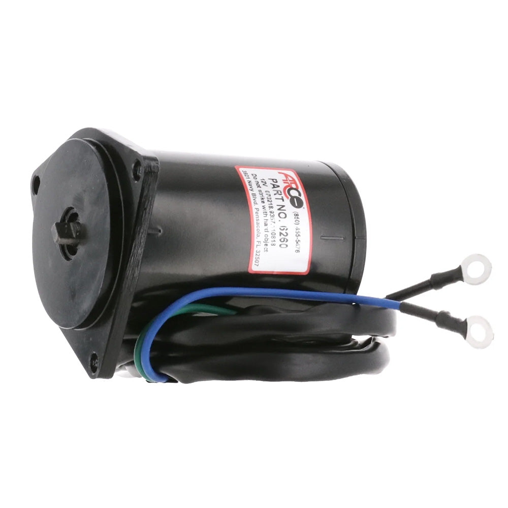 ARCO Marine Replacement Outboard Tilt Trim Motor - Yamaha, 2-Wire, 3 Bolt, Flat Blade [6260] - BuoyMart.com   ARCO Marine