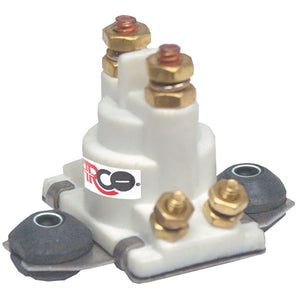 ARCO Marine Outboard Solenoid w/Flat Isolated Base  White Housing [SW097] - BuoyMart.com  Accessories ARCO Marine