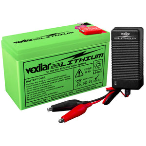 Vexilar 12V - 12 AH MAX Lithium Battery w/V-420L Rapid Charger [V-220L] - BuoyMart.com  Portable Power Vexilar