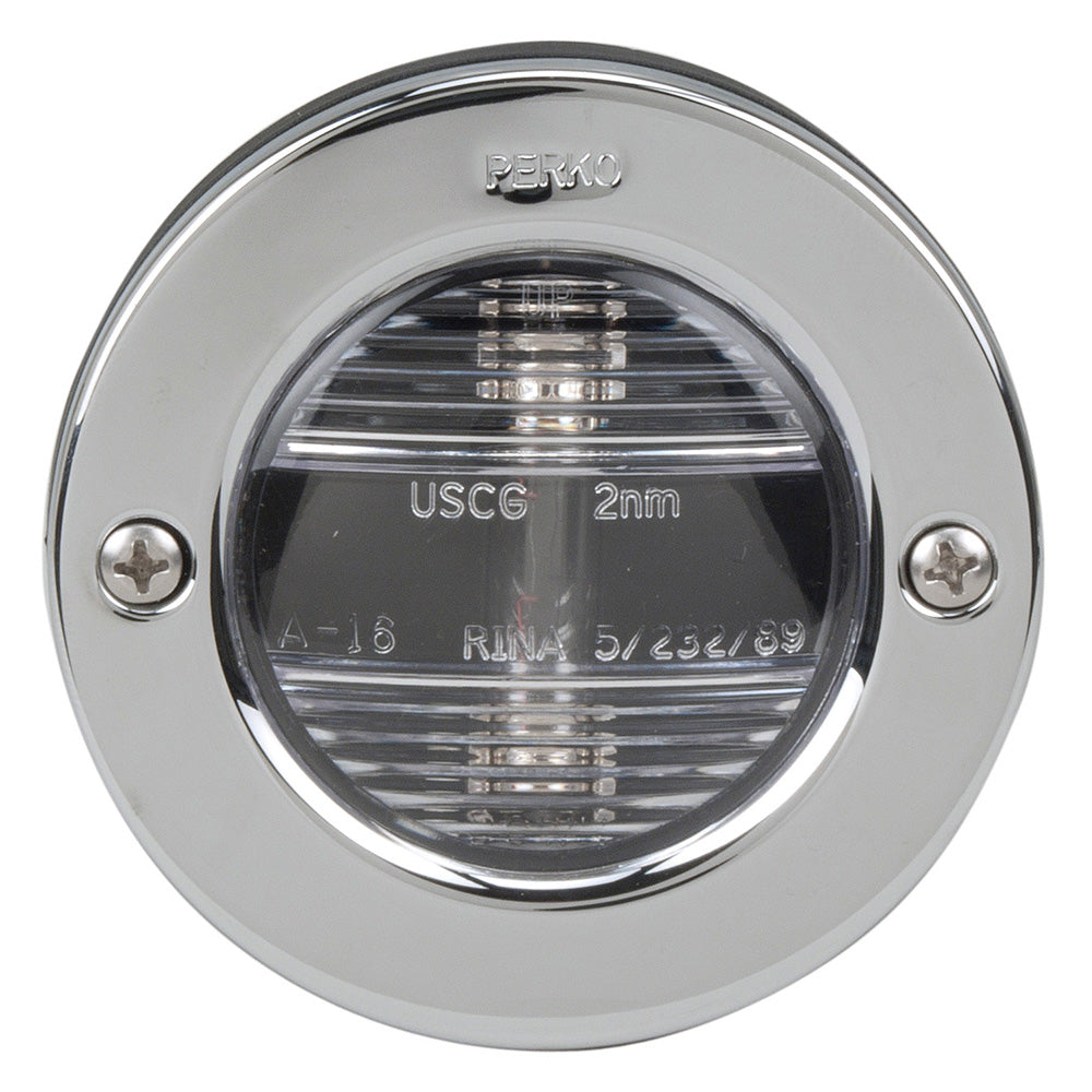 Perko Vertical Mount Stern Light 12VDC w/STS Bezel [0946DP1STS] - BuoyMart.com  Navigation Lights Perko
