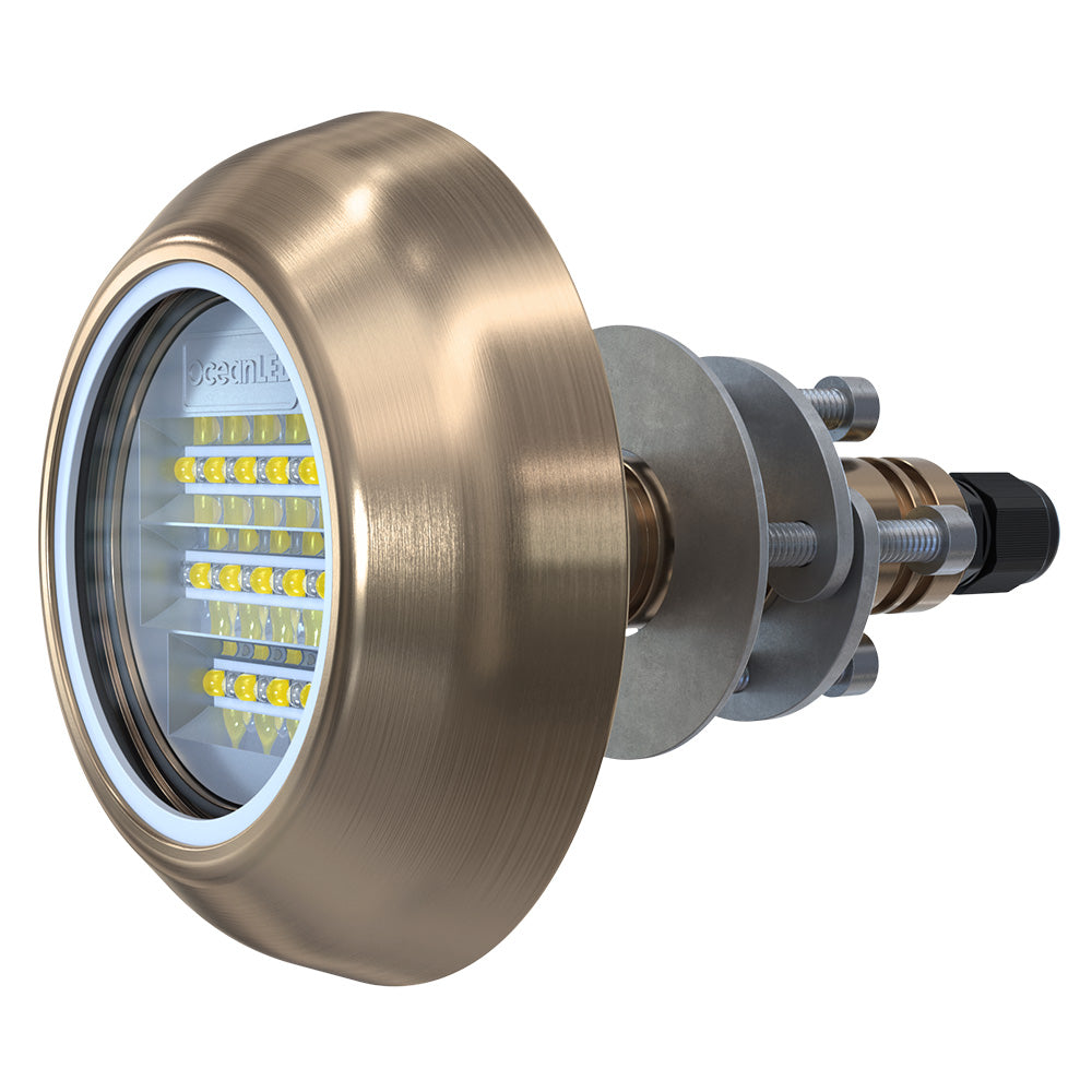 OceanLED Explore E6 Thru Hull - Blue  White [E6TH009BW] - BuoyMart.com  Underwater Lighting OceanLED