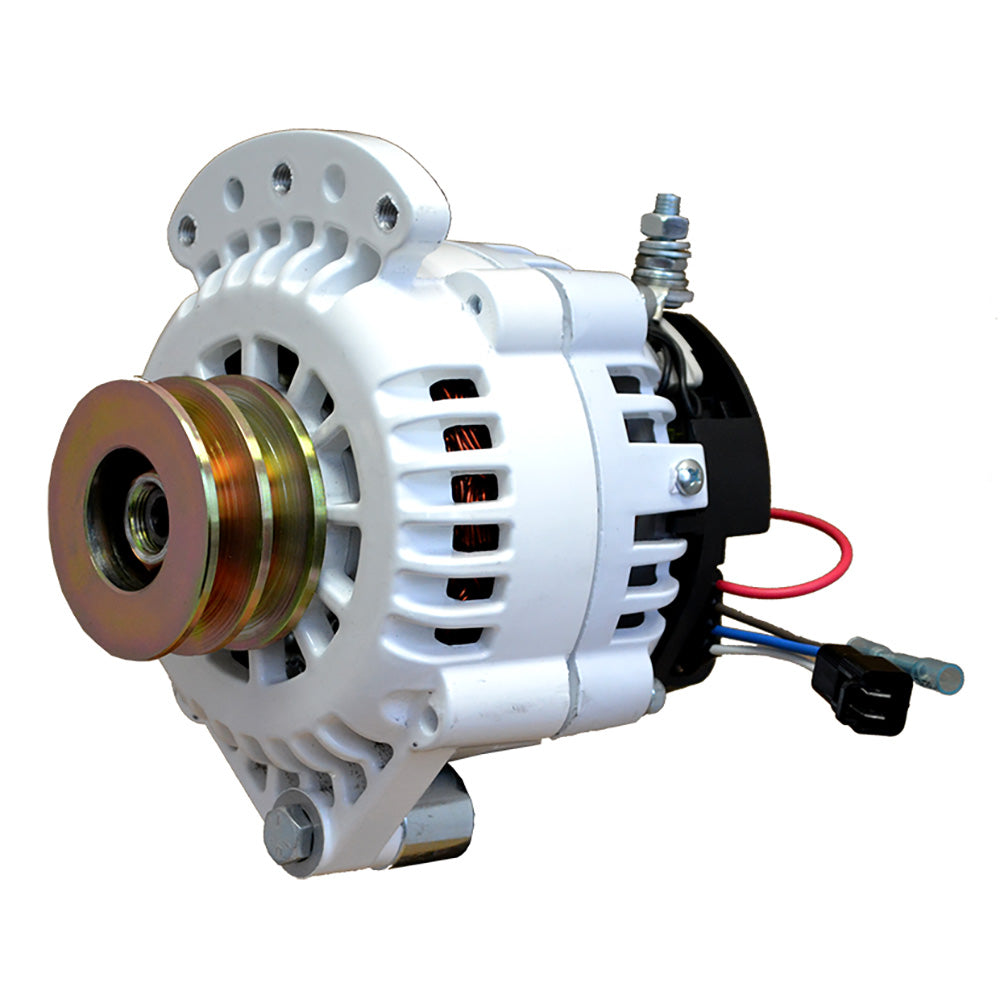 Balmar Alternator 100 AMP 12V 1-2" Single Foot Spindle Mount Dual Vee Pulley w/Isolated Ground [621-100-DV] - BuoyMart.com  Alternators Balmar