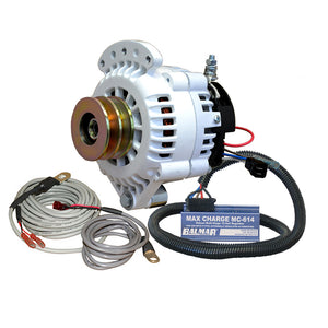 Balmar Alternator 100 AMP Kit 12V 1-2" Single Foot Spindle Mount Dual Vee Pulley Regulator  Temp Sensor [621-VUP-MC-100-DV] - BuoyMart.com  Alternators Balmar