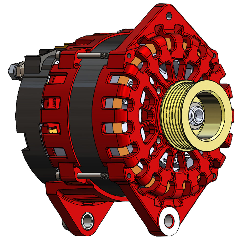Balmar Alternator 250 AMP 12V 3.15" Dual Foot Saddle K6 Pulley [XT-CR-250-K6] - BuoyMart.com  Alternators Balmar