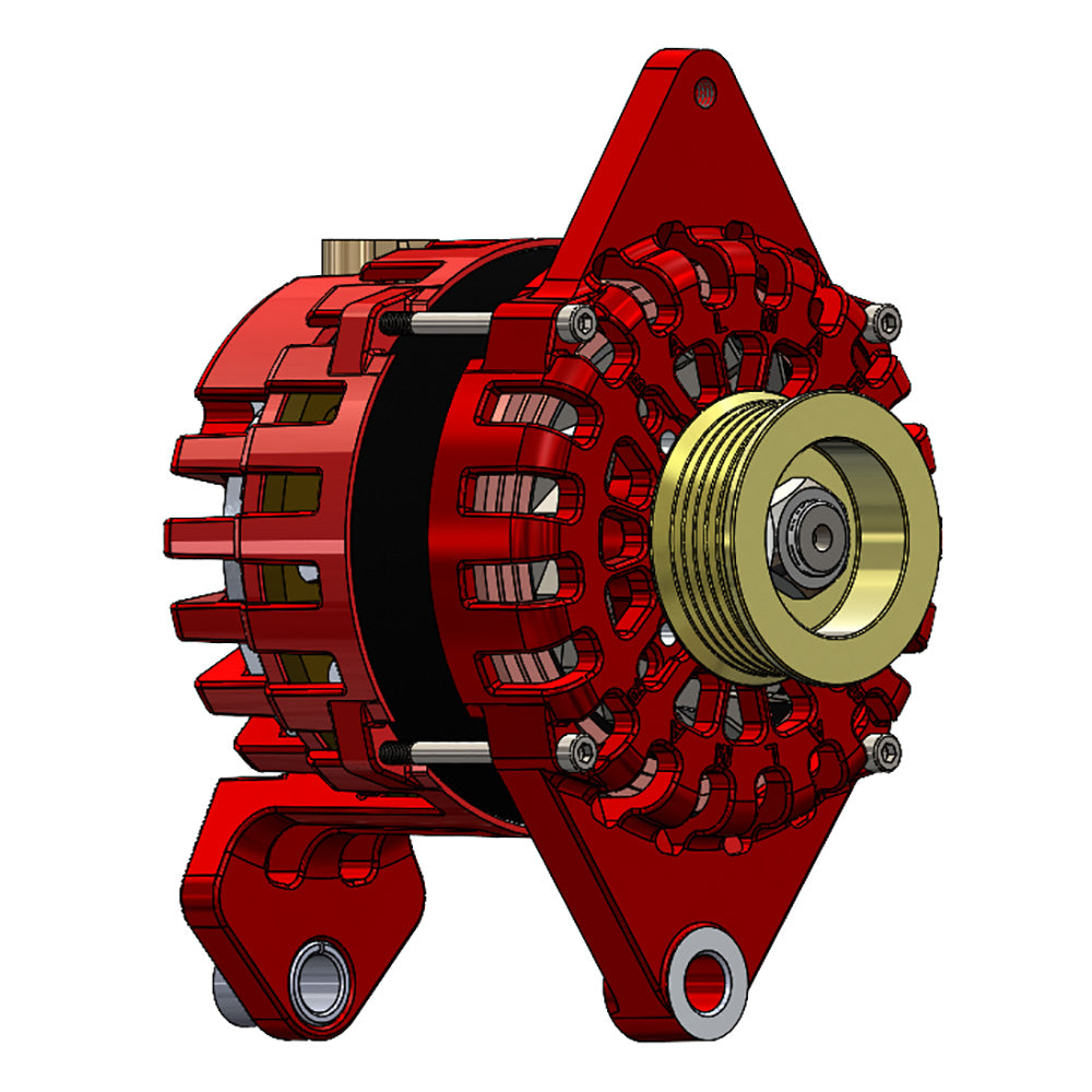 Balmar Alternator 170 AMP 12V 4" Dual Foot Saddle K6 Pulley [XT-DF4-170-K6] - BuoyMart.com  Alternators Balmar
