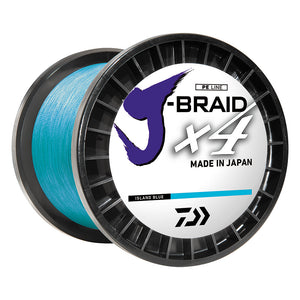 Daiwa J-BRAID x4 Braided Line - 30 lbs - 300 yds - Island Blue [JB4U30-300IB] - BuoyMart.com  Lines & Leaders Daiwa