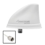 Shakespeare Dorsal Antenna White Low Profile 26 RGB Cable w/PL-259 [5912-DS-VHF-W] - BuoyMart.com  Antennas Shakespeare