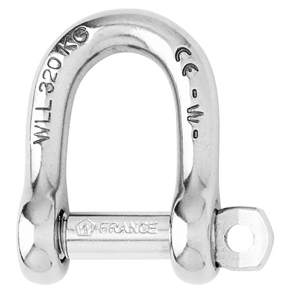 Wichard Self-Locking D Shackle - 12mm Diameter - 15/32" [01206] - BuoyMart.com  Shackles/Rings/Pins Wichard Marine