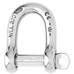 Wichard Not Self-Locking D Shackle - 14mm Diameter - 9/16" [01207] - BuoyMart.com  Shackles/Rings/Pins Wichard Marine