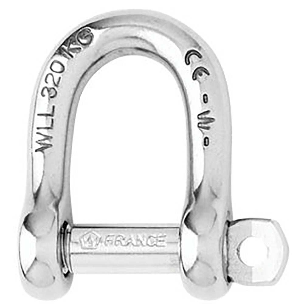 Wichard Not Self-Locking D Shackle - 14mm Diameter - 9/16" [01207] - BuoyMart.com  Shackles/Rings/Pins Wichard Marine