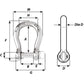 Wichard Not Self-Locking Bow Shackle - 20mm Diameter - 25/32" [01248] - BuoyMart.com  Shackles/Rings/Pins Wichard Marine