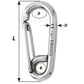 Wichard Symmetric Carbin Hook - 120mm Length - 15/32" [02317] - BuoyMart.com  Shackles/Rings/Pins Wichard Marine
