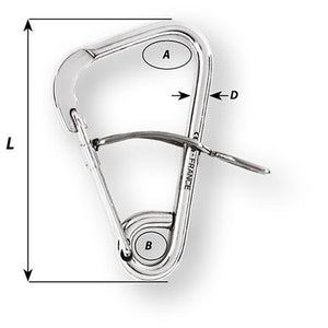 Wichard Automatic Mooring Hook - 170mm Length - 6-11/16" [02329] - BuoyMart.com  Docking Accessories Wichard Marine