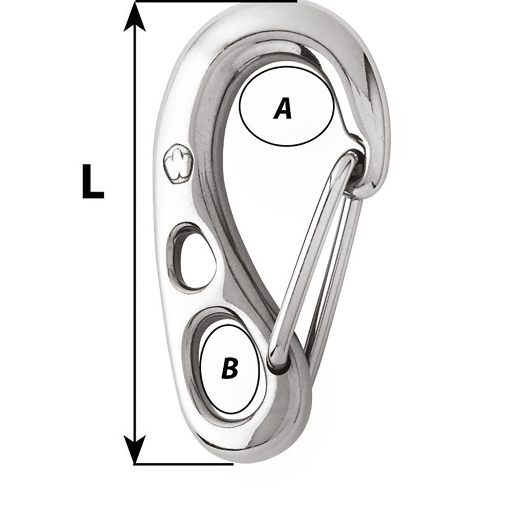 Wichard HR Safety Snap Hook - 100mm Length - 3-15/16" [02382] - BuoyMart.com  Shackles/Rings/Pins Wichard Marine