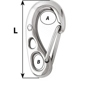 Wichard HR Safety Snap Hook - 100mm Length - 3-15/16" [02382] - BuoyMart.com  Shackles/Rings/Pins Wichard Marine