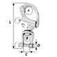 Wichard HR Snap Shackle With Clevis Pin Swivel - 120mm Length - 4-23/32" [02478] - BuoyMart.com  Shackles/Rings/Pins Wichard Marine