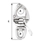 Wichard HR Quick Release Snap Shackle With Swivel Eye -150mm Length- 5-29/32" [02678] - BuoyMart.com  Shackles/Rings/Pins Wichard Marine