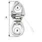 Wichard HR Quick Release Snap Shackle With Large Bail -160mm Length - 6-19/64" [02778] - BuoyMart.com  Shackles/Rings/Pins Wichard Marine