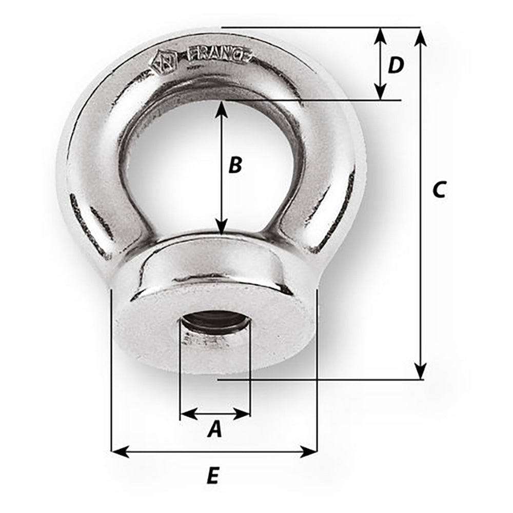 Wichard 8mm Eye Nut - Thread M10 x 150mm [06345] - BuoyMart.com  Accessories Wichard Marine