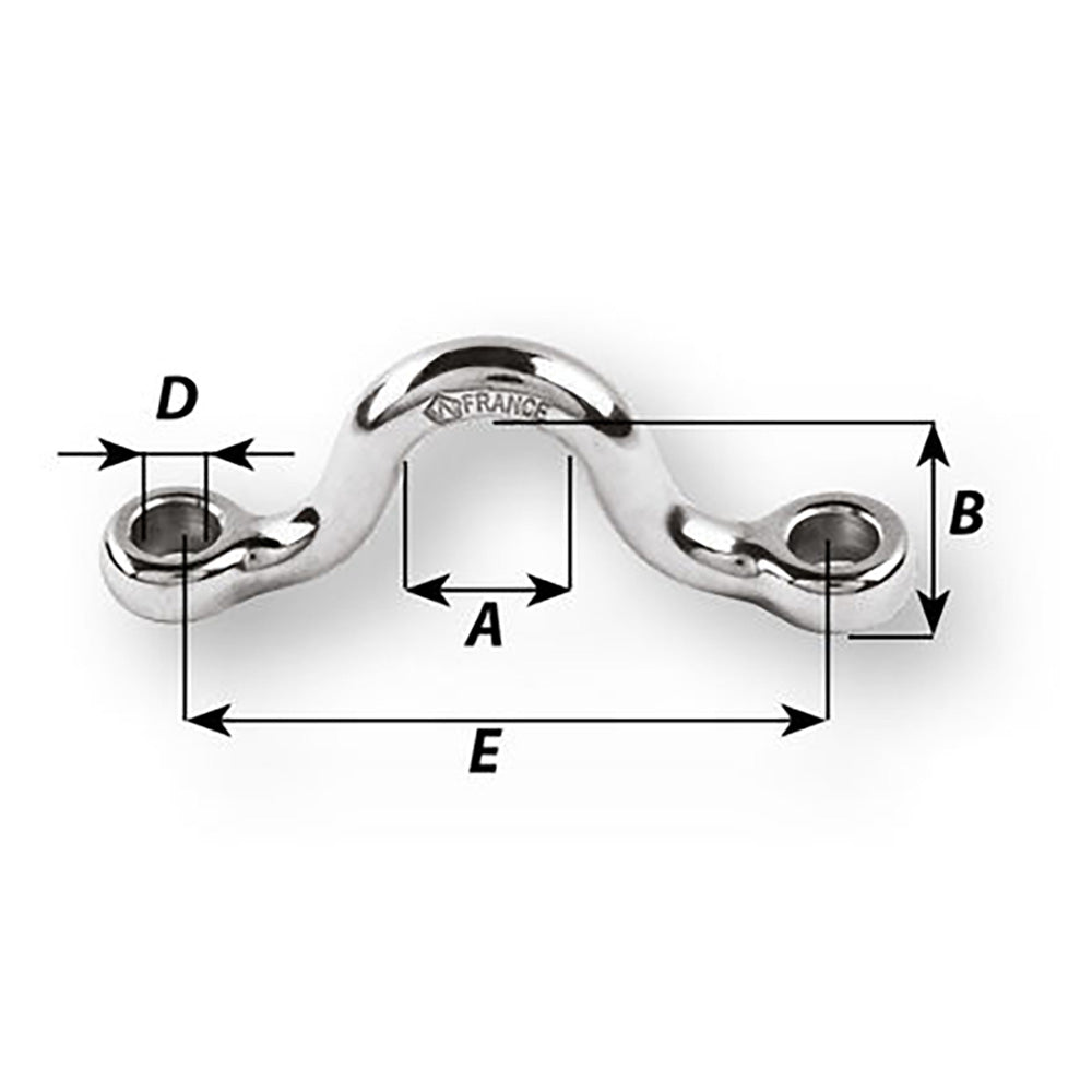 Wichard Eye Strap - 8mm Diameter - 5/16" - 60mm Spacing - 2-23/64" [09204] - BuoyMart.com  Accessories Wichard Marine