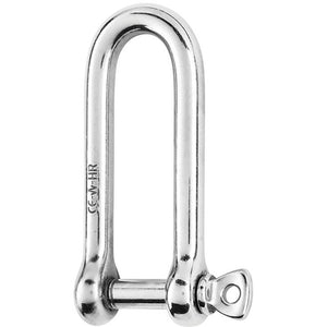 Wichard HR Long D Shackle - 10mm Diameter - 25/64" [11215] - BuoyMart.com  Shackles/Rings/Pins Wichard Marine