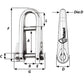 Wichard HR Key Pin Shackle With Bar - 6mm Pin Diameter [91433] - BuoyMart.com  Shackles/Rings/Pins Wichard Marine