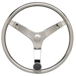 Uflex - V46 - 13.5" Stainless Steel Steering Wheel w/Speed Knob - No Wheel Nut [V46] - BuoyMart.com  Steering Wheels Uflex USA