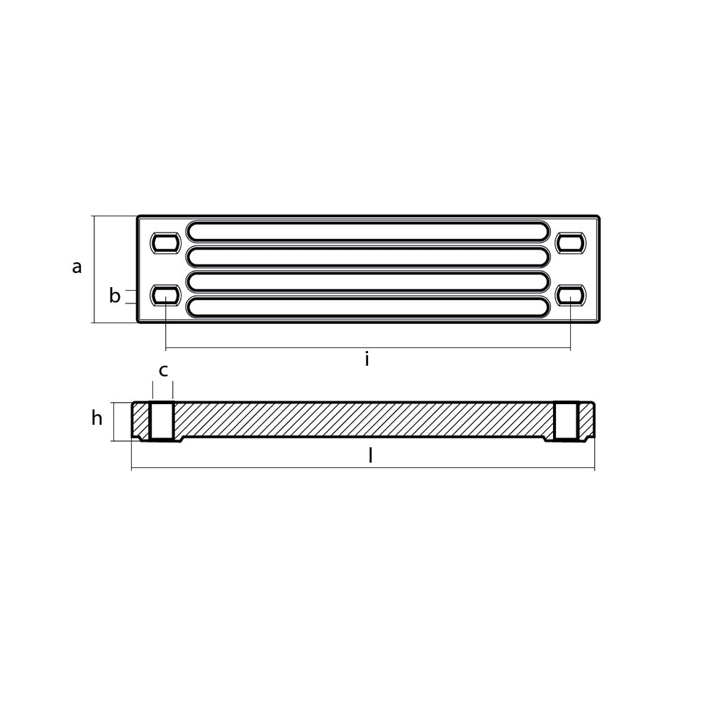 Tecnoseal Zinc Yamaha Bar Anode f/Engine Bracket [01112-1] - BuoyMart.com  Anodes Tecnoseal
