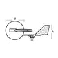 Tecnoseal Zinc Yamaha Trim Tab Anode f/150 - 225 HP Motors [01143] - BuoyMart.com  Anodes Tecnoseal