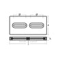 Tecnoseal Rectangular Zinc Plate Anode w/Inserts - 12" x 6" x 1" [TEC-DIVERSD] - BuoyMart.com  Anodes Tecnoseal