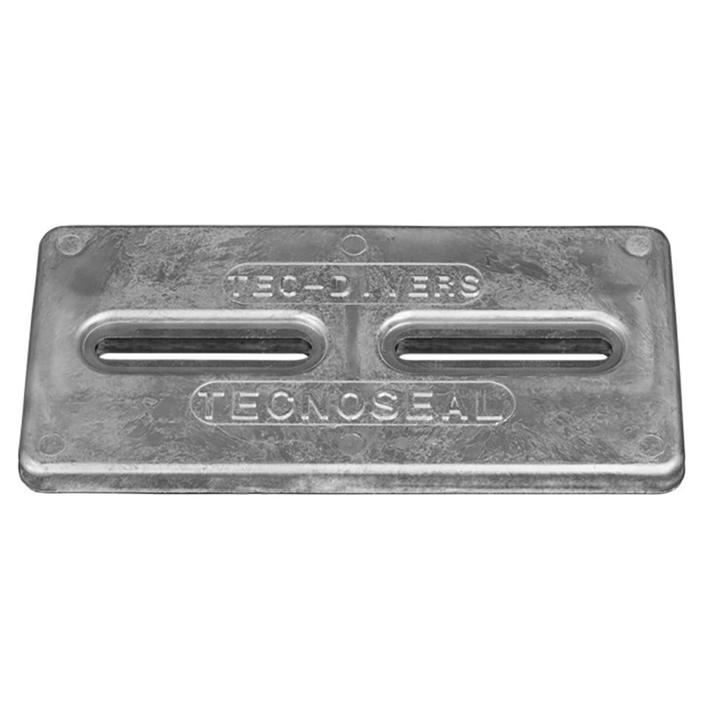 Tecnoseal Rectangular Zinc Plate Anode w/Inserts - 12" x 6" x 1" [TEC-DIVERSD] - BuoyMart.com  Anodes Tecnoseal