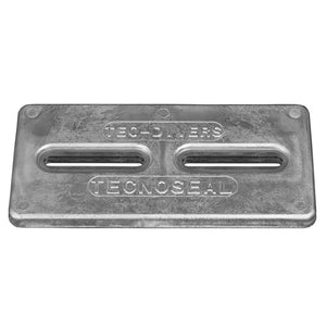 Tecnoseal Rectangular Zinc Plate Anode w/Inserts - 12" x 6" x 1" [TEC-DIVERSD] - BuoyMart.com  Anodes Tecnoseal