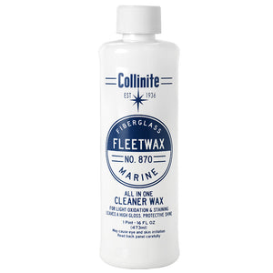 Collinite 870 Marine Fiberglass Fleetwax - 16oz [870-16OZ] - BuoyMart.com  Cleaning Collinite