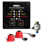 Fireboy-Xintex Propane Fume Detector, 2 Channel, 2 Sensors, Solenoid Valve  Control  20 Cable - 24V DC [P-2BS-24-R] - BuoyMart.com  Fume Detectors Fireboy-Xintex
