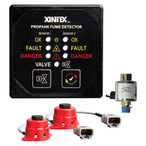 Fireboy-Xintex Propane Fume Detector, 2 Channel, 2 Sensors, Solenoid Valve  Control  20 Cable - 24V DC [P-2BS-24-R] - BuoyMart.com  Fume Detectors Fireboy-Xintex