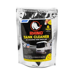 Camco Rhino Holding Tank Cleaner Drop-INs - 6-Pack [41560] - BuoyMart.com  Sanitation Camco