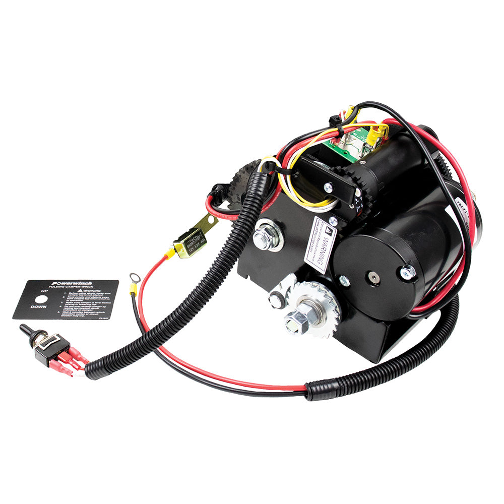 Powerwinch Folding  Pop-Up Camper Winch w/1200lb Lift Capacity [P92001] - BuoyMart.com  Trailer Winches Powerwinch