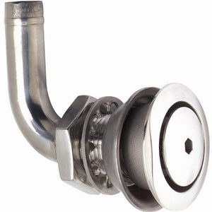 Attwood 316 Stainless Steel Alloy Flush Mount Fuel Vent - 90 Vent [66032-3] - BuoyMart.com  Fuel Systems Attwood Marine