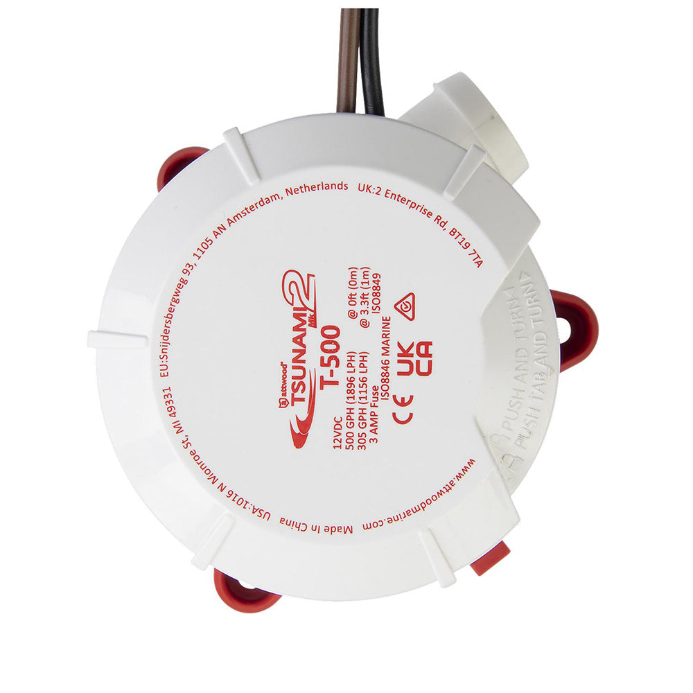 Attwood Tsunami MK2 Manual Bilge Pump - T500 - 500 GPH  12V [5606-7] - BuoyMart.com  Bilge Pumps Attwood Marine