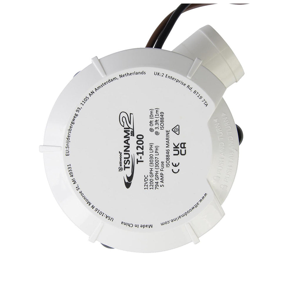 Attwood Tsunami MK2 Manual Bilge Pump - T1200 - 1200 GPH  12V [5612-7] - BuoyMart.com  Bilge Pumps Attwood Marine