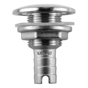 Attwood Stainless Steel Thru-Hull Short Straight Barbed - 3/4" Inner Diameter [66541-3] - BuoyMart.com  Thru-Hull Fittings Attwood Marine